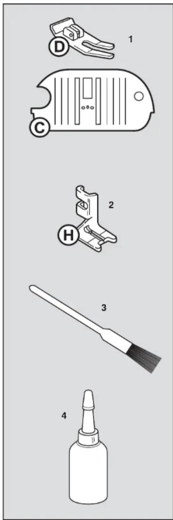 SINGER Heavy Duty HD-110 - Posiciones recomendadas - 2