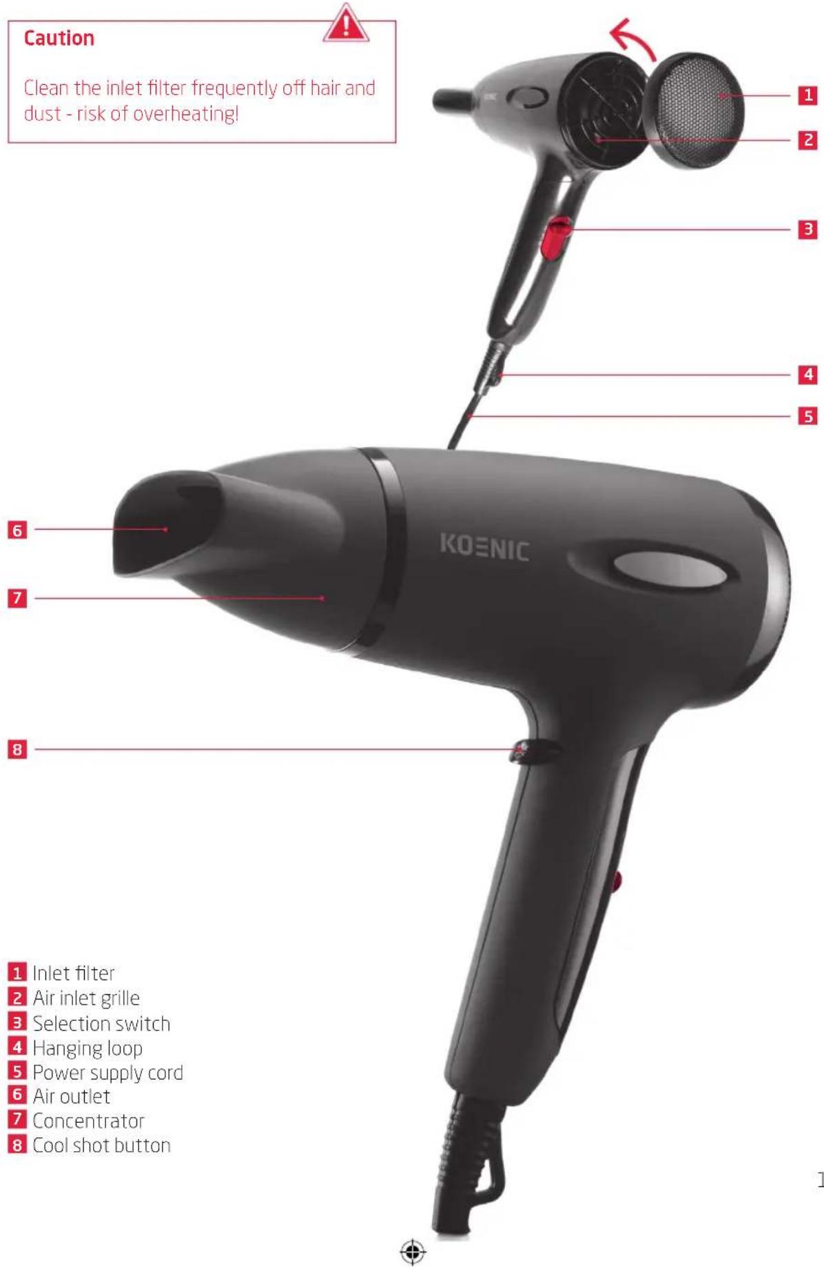 Koenic KHD150 - Caution - 2