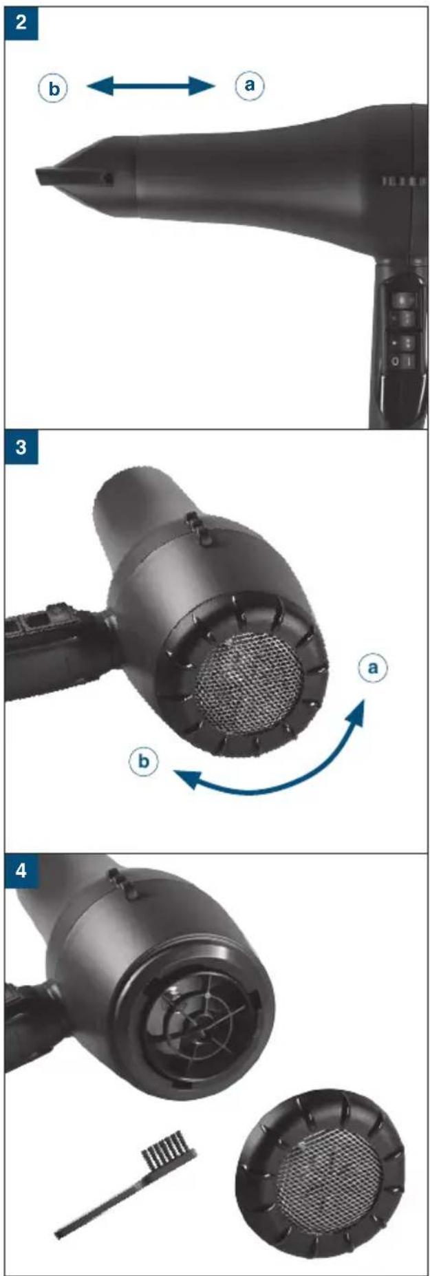 MOSER 4331 - Operating Instructions Professional Hair Dryer - 5