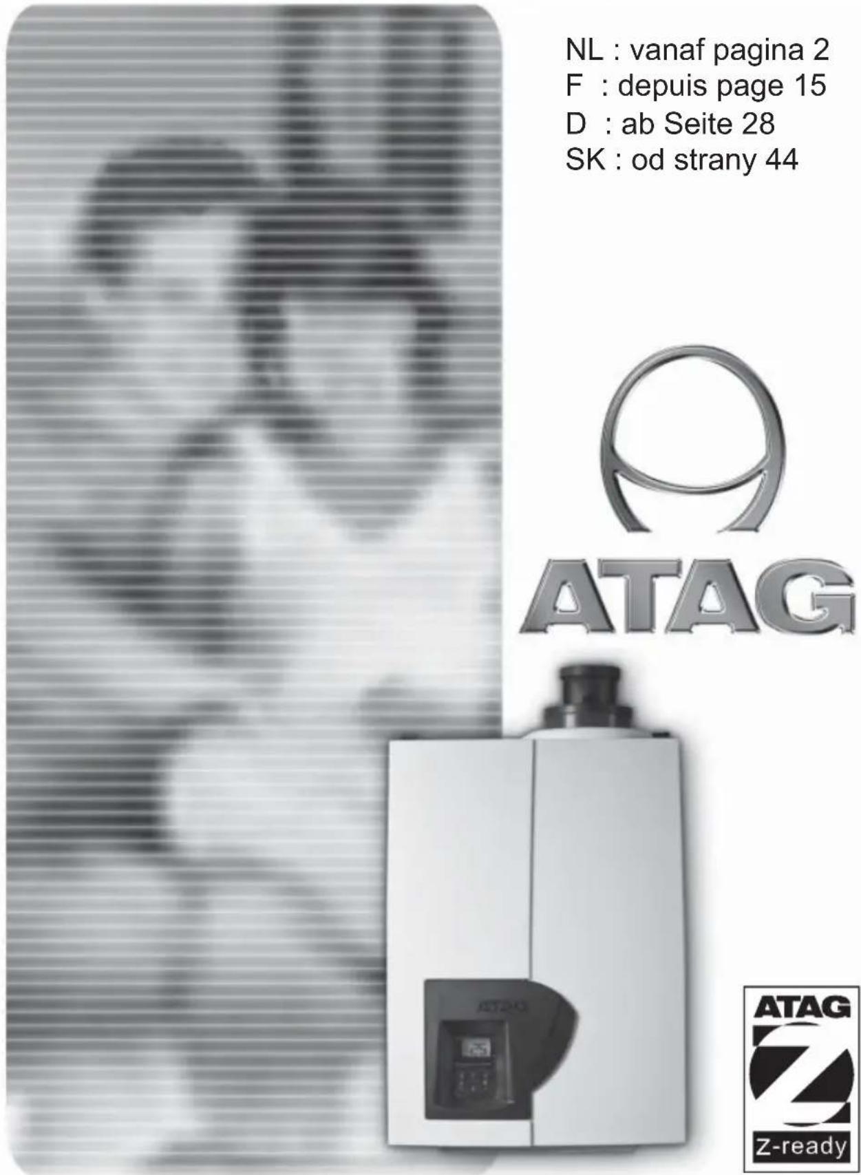 Atag A244EC - Gebruikshandleiding Notice d'utilisation Bedienungsanleitung Používatel' ská príruč - 1