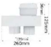 BULEX F 25 E - Concentrique 60/100 - 10
