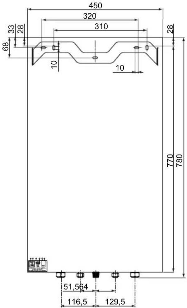 BULEX F 25 E - Fixation au mur - 1