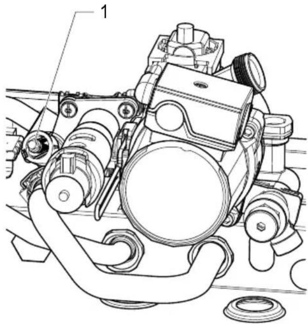 BULEX F 25 E - Réglage du débit du circuit de chauffage - 1