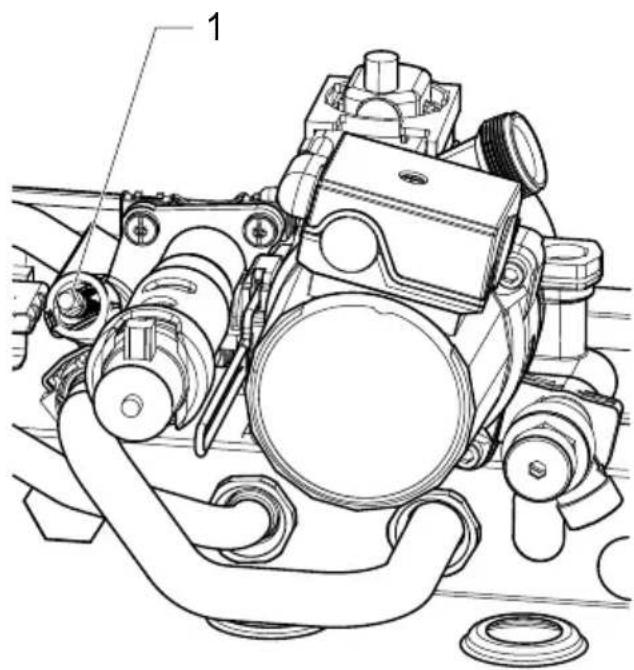 BULEX F 29 E - Réglage du débit du circuit de chauffage - 1