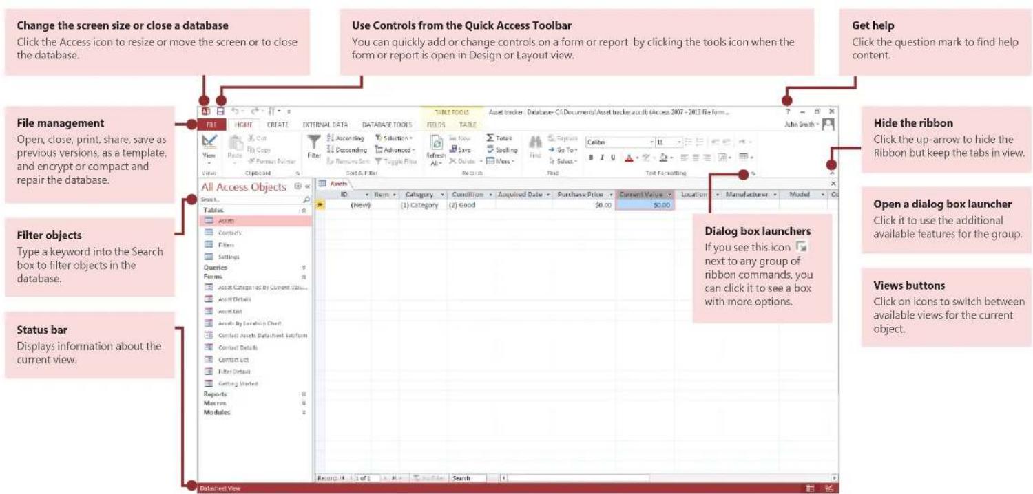 MICROSOFT Access 2013 - 1