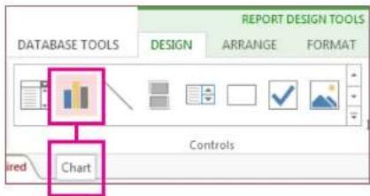 MICROSOFT Access 2013 - What happened to the Pivot Chart feature? - 1