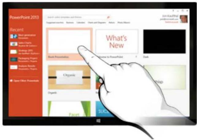MICROSOFT PowerPoint 2013 - PowerPoint on touch devices - 1