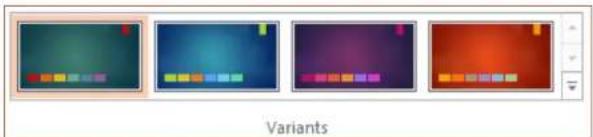 MICROSOFT PowerPoint 2013 - Changes to themes - 1