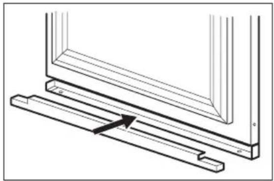 AEG SWD81800L0 - Instructions de montage pour le bas de la porte avec compensateur - 4
