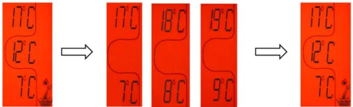 AVINTAGE DV265MPN1 - Om de binnentemperatuur te verhogen: - 1