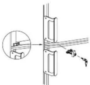 VESTFROST CVKS 670 - Montage de surrure pour (deux portes) - 1