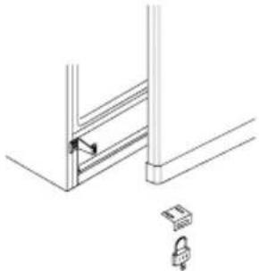 VESTFROST CVKS 670 - Montage de surrure pour (portes une) - 1