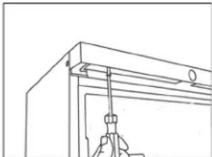 VESTFROST VKG 571 - Reversing the door - 3