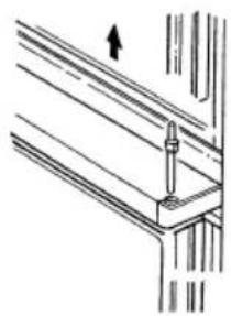 VESTFROST VKG 571 - Reversing the door for appliance with 2 doors - 1