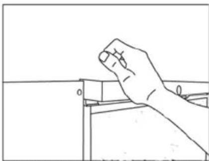 VESTFROST VKG 571 - Byte av handtagssida på dörren - 14