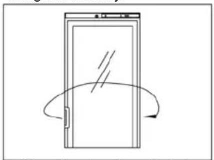 VESTFROST VKG 511 - Reversing the door. - 8