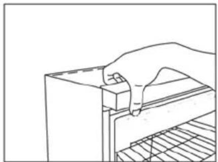 VESTFROST VKG 511 - Reversing the door. - 4