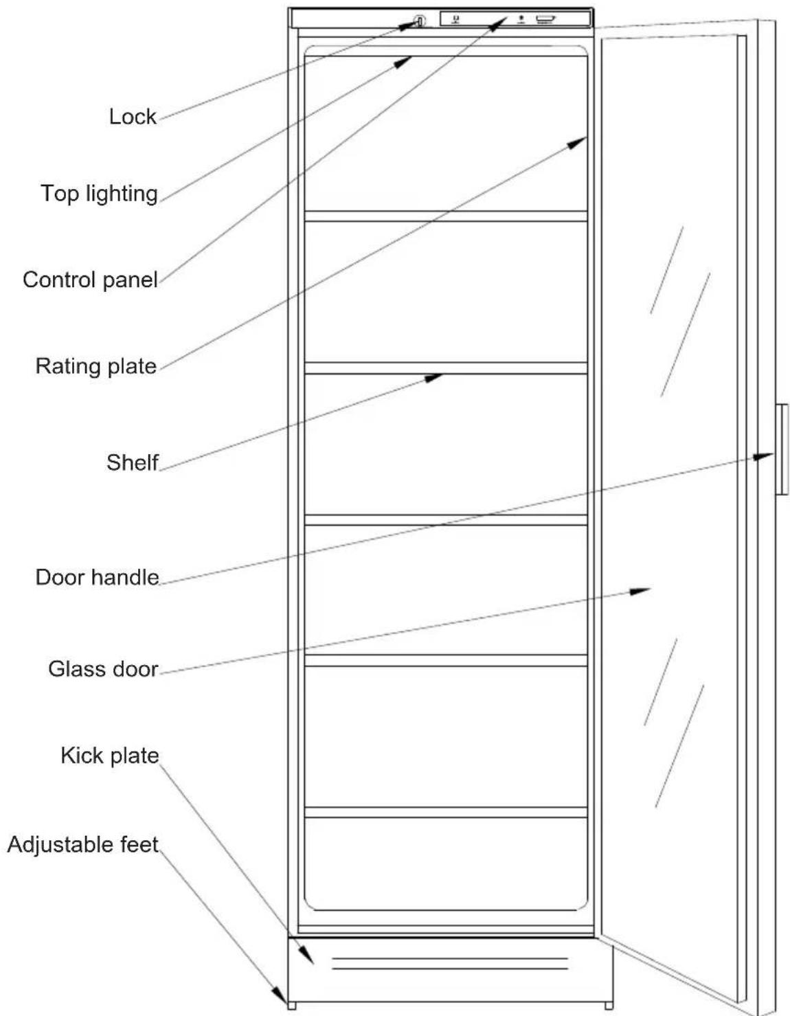 VESTFROST VKG 511 - Get to know your wine or bottle cooler: - 1