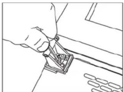 VESTFROST VKG 511 - Reversing the door. - 10