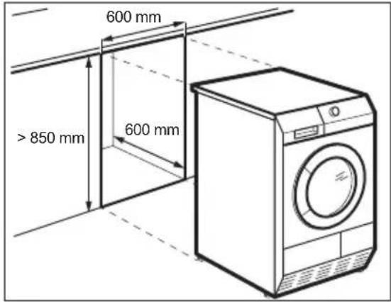 AEG Lavatherm T65370AH3 - Installation under a counter - 1