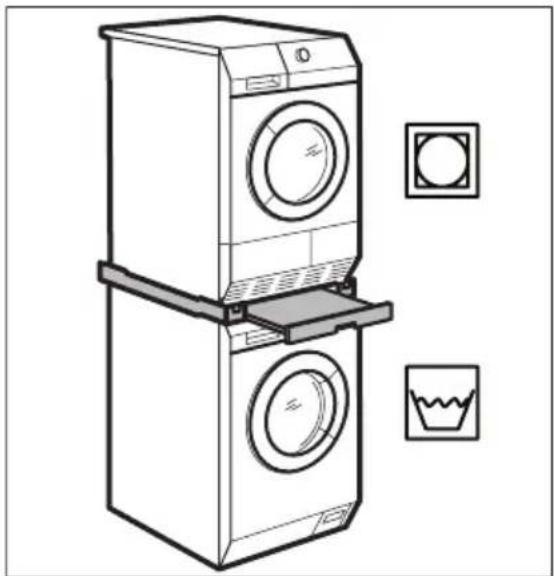 AEG Lavatherm T65370AH3 - Kit de superposition - 1