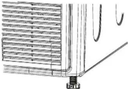 BEKO DCU 7230 X - Füße einstellen - 1