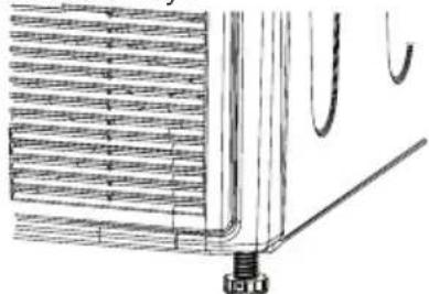 Pure technical line drawing of a mechanical component with no visible text, numbers, or symbols.