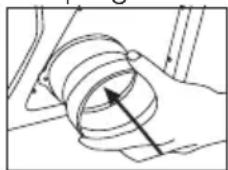 BLOMBERG TAF 7239 - Ventilationsslange og tilslutning (til produkter udstyret med et aftræk) - 1