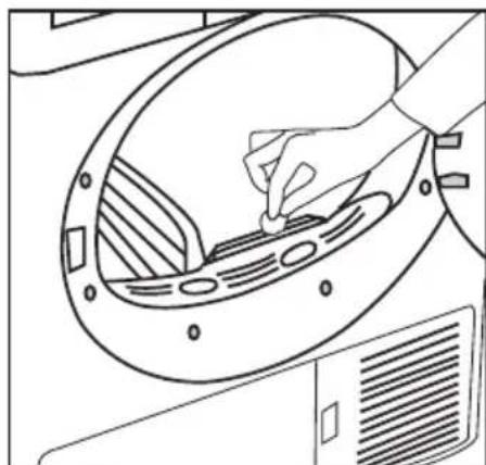 BLOMBERG TKF 8451 A 30 - Het reinigen van de sensoren - 1