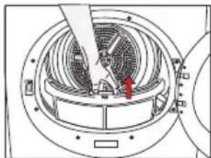 BLOMBERG TKF 8451 A 30 - Pluisfilter / Binnenkant vuldeur - 1