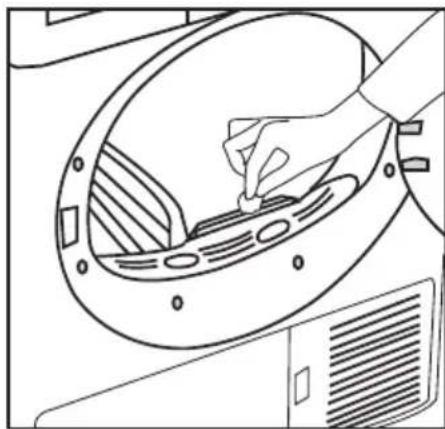 BLOMBERG TKF 8451 AGC 50 - Lint Filter / Loading Door Inner Surface - 5