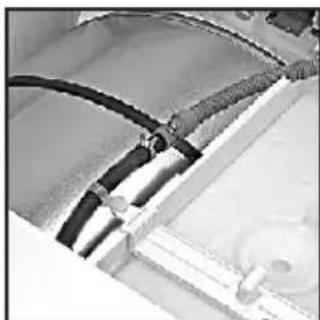 Close-up of electrical wiring with black cables and connectors (no visible text or symbols).