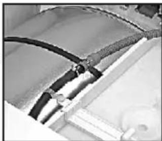 Close-up of electrical wiring and components.
