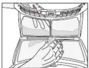 GRUNDIG GTN 37110 G - Lint Filter / Loading Door Inner Surface - 7