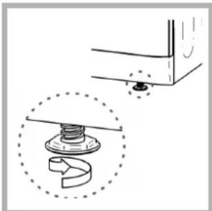 HOTPOINT TVF 751 - Caler votre sèche-linge - 2