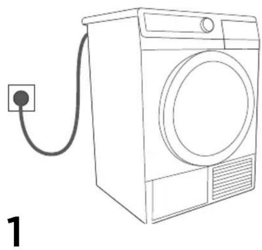 Pelgrim PWD120 - MISE EN MARCHE DU SÈCHE-LINGE - 1