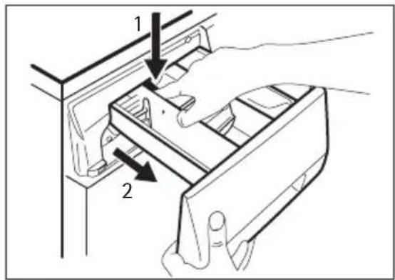 AEG L87685FL - Pour nettoyer le distributeur : - 1