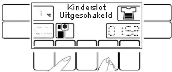 BLOMBERG WMF 8649 WZE60 - Om het Kinderslot te deactiveren: - 1