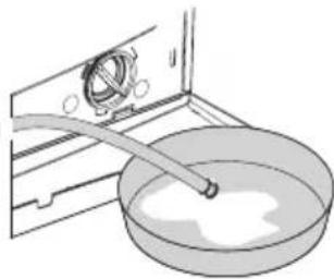 BLOMBERG WMF 8649 WZE60 - Evacuation de l'eau restante et nettoyage du filtre de la pompe - 5