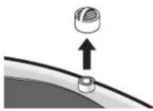 DAEWOO DWDL1221 - Cleaning the water inlet filter - 2