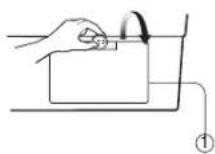 DAEWOO DWDL1221 - Cleaning the drain filter - 1