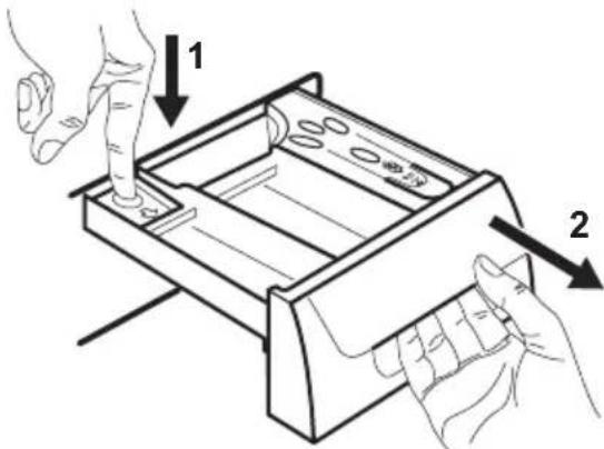ELECTROLUX EWH147313W - NETTOYAGE DU BAC À PRODUITS - 1
