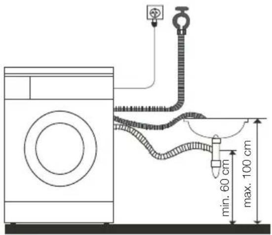 ETNA EWM125B - Drain hose - 1