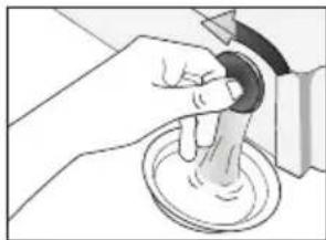 ETNA EWM146L - Removing the remaining water in the fill hose: - 1