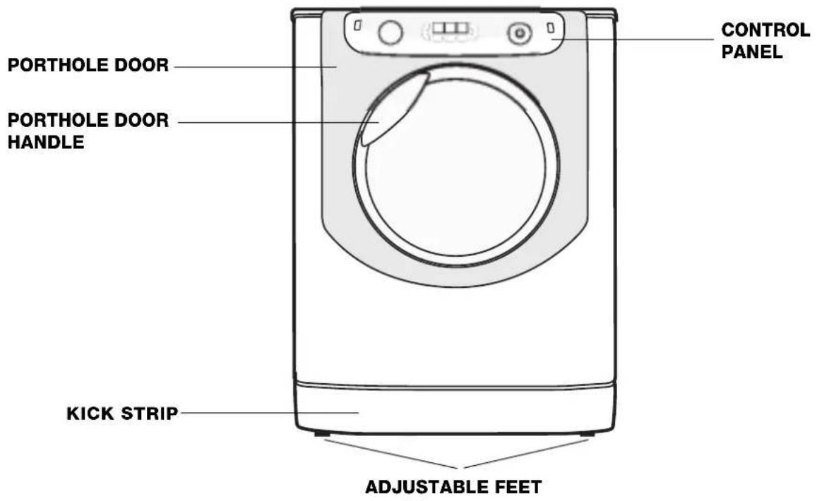 HOTPOINT Aqualtis AQ9F 49 U - Description of the machine - 1