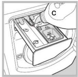HOTPOINT Aqualtis AQLF9D 69 U - Filling the tanks: - 2