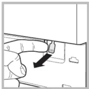 HOTPOINT ARGD 149 K - Opening the porthole door manually - 3