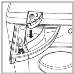HOTPOINT Maxi ECO8D 1492 - Wasmiddelbakje - 1