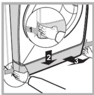INDESIT PWE 8148 W - Cleaning the pump - 1