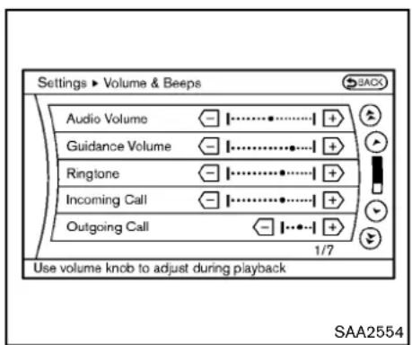 NISSAN 370Z Roadster (2012) - Bluetooth ^® settings - 1